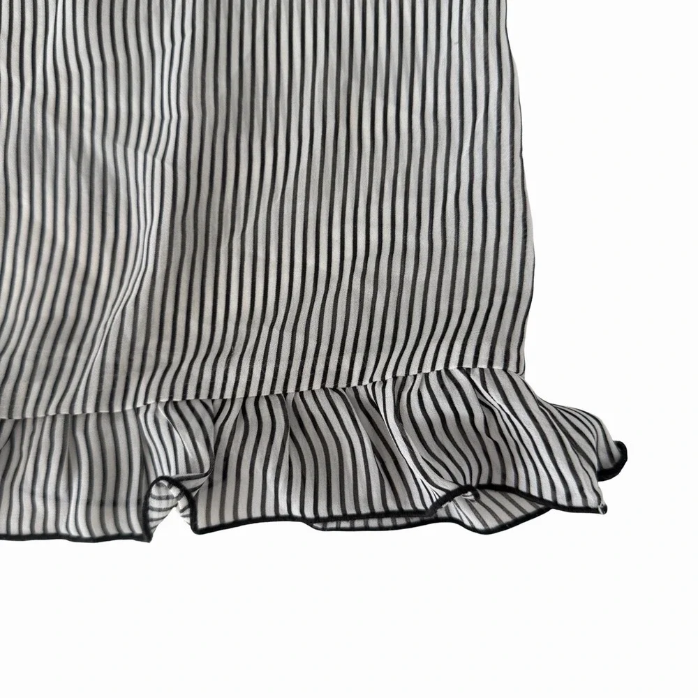 In Bloom by Jonquil Ruffle Camisole Striped SM •Bows Coquette Dollette Parisian